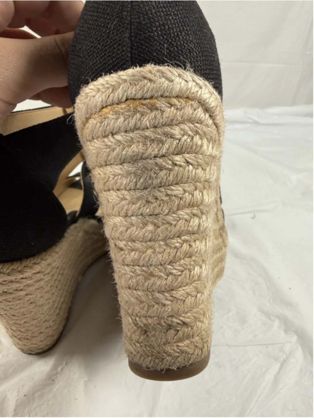 Michael Kors Damita Black Wedge - size 6M